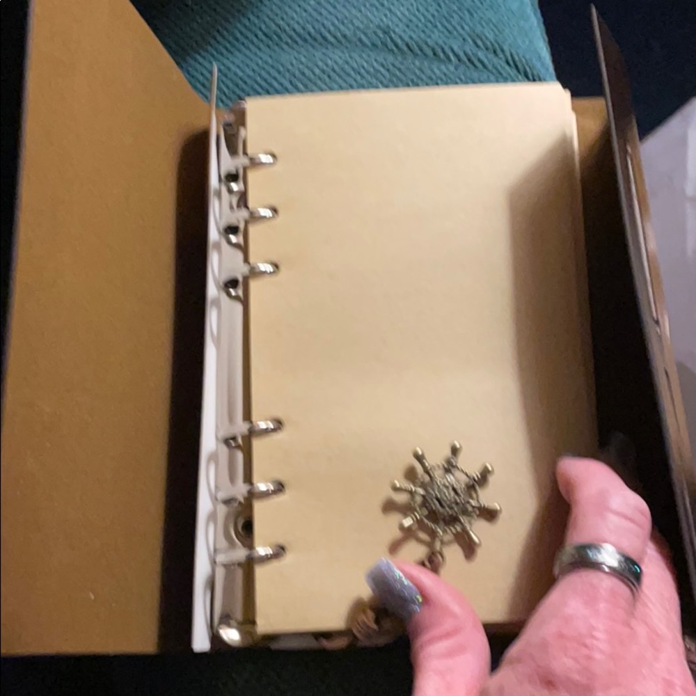 SOLD OUT $5 w/bundle 🛍NEW Compass Brown Journal. - Picture 3 of 4